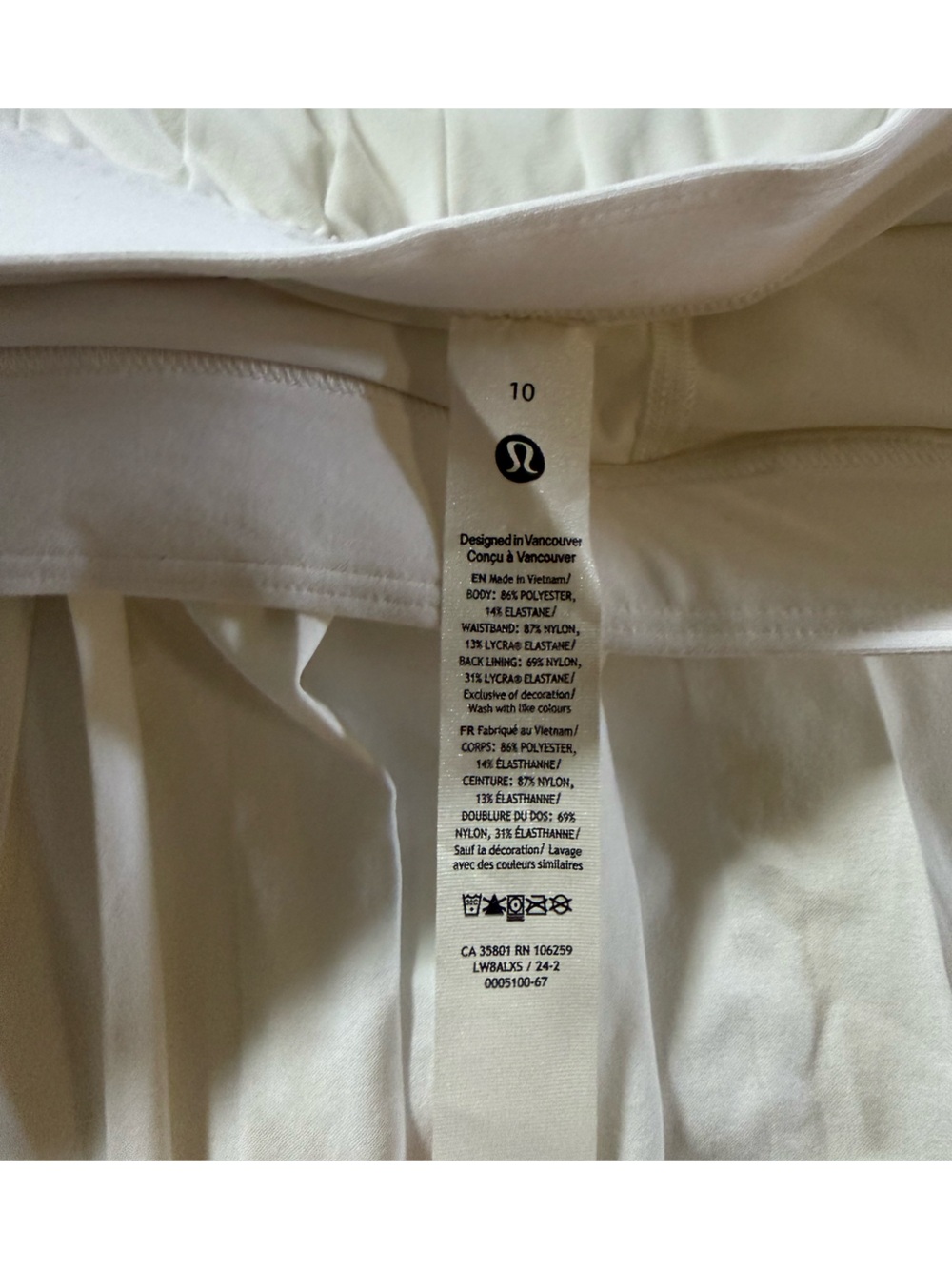 NWOT Lululemon High-Rise Pleated Tennis Skirt - Picture 9 of 11